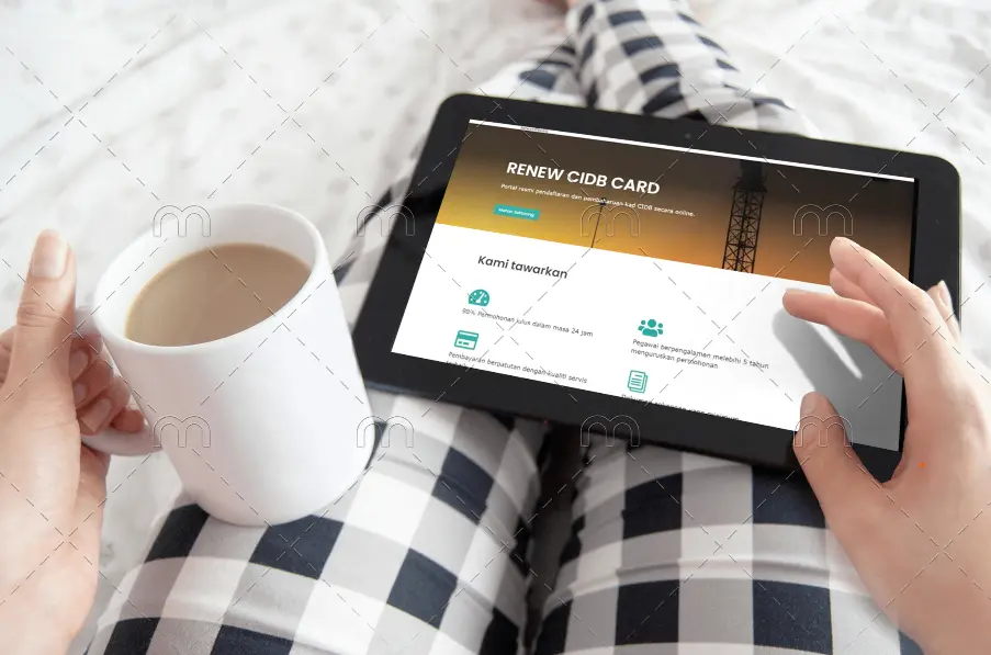 Cara Mudah Renew CIDB Card Online 2025 1 renew-cidb-card-online-using-tablet